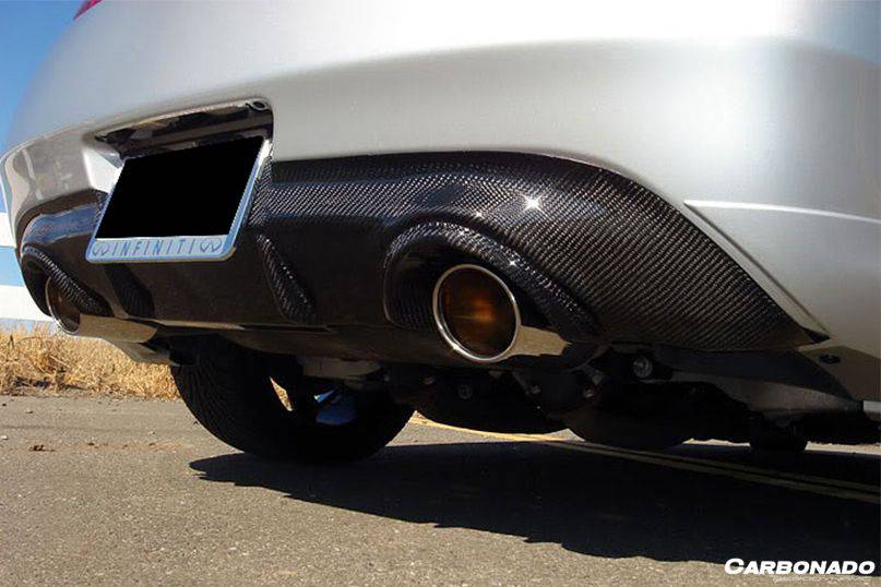2008-2015 Infiniti G37s Coupe DTM-II Style Carbon Fiber Rear Lip