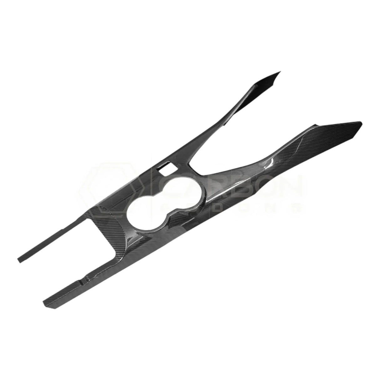 Real Carbon Fiber Center Console Trim Cover for 2024+ Ford Mustang