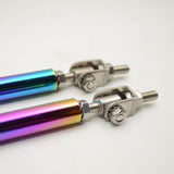 Universal Adjustable 5.5"-8" 2PC  Neochrome Bumper Lip Splitter Rods
