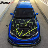 Universal Adjustable Carbon Fiber Front Bumper Lip Strut Rods 8-10.6"