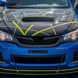 Universal Adjustable Carbon Fiber Front Bumper Lip Strut Rods 8-10.6"