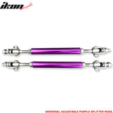 Universal Adjustable 5.5"-8" Purple Front Lip Strut Rod Support Steel