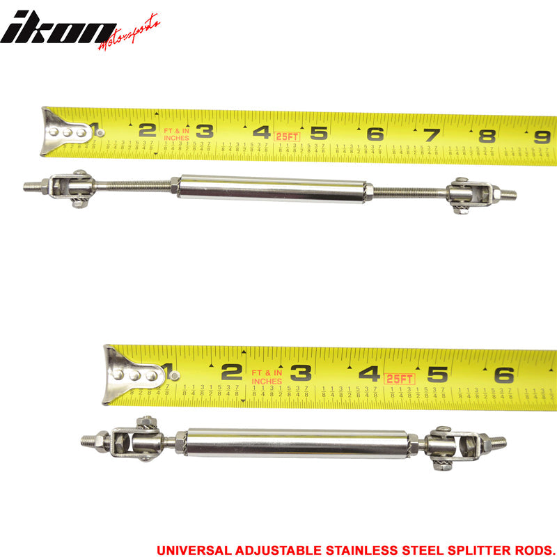 Bumper Lip Rod Support for Universal Adjustable 5.5-8" Stainless Steel