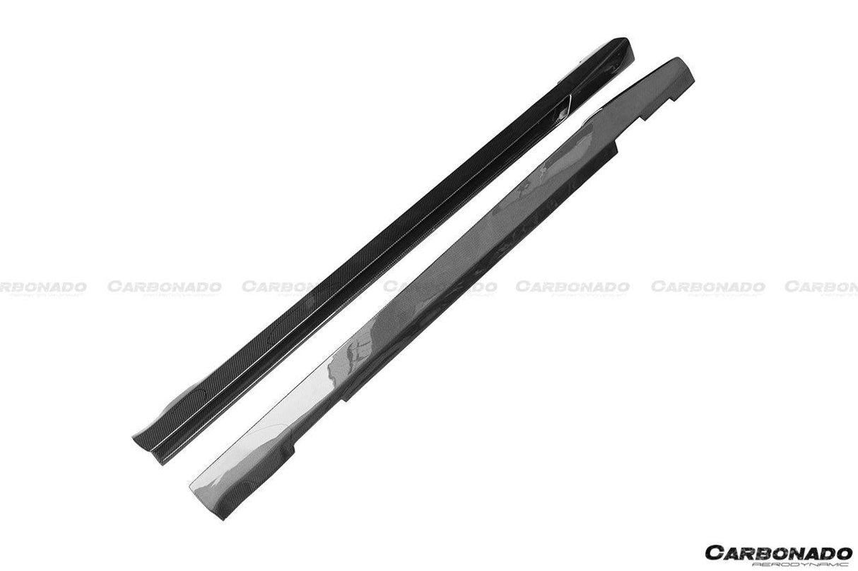 2008-2014 Mercedes Benz W204 C63 AMG Sedan VS Style Carbon Fiber Side Skirts
