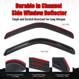 2000-2006 Toyota Tundra Standard Cab In-Channel Window Visor Sun Guard