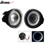 2001-2004 Dodge Durango Halo Projector Fog Lights Black Housing Pair