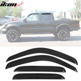 2001-2004 Toyota Tacoma Slim Style Smoke Visor Window Guard Acrylic