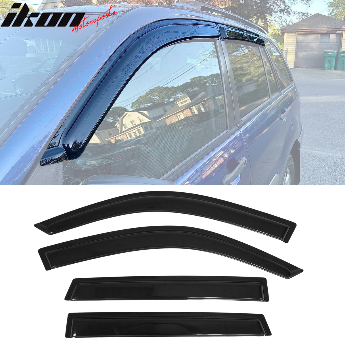 2001-2005 Toyota RAV4 3D Molded Floor Mat Carpet TPE Window Visors