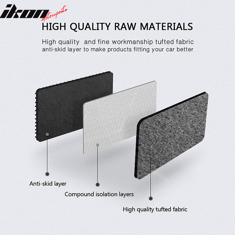 Floor Mat for Acura MDX 2001-2006 Gray Carpet 3PC Nylon