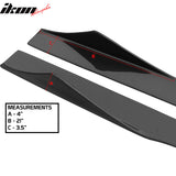 2001-2007 Mitsubishi EVO 8 9 75 Inch Side Skirts Carbon Fiber