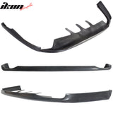 2002-2003 Subaru Impreza WRX Sedan P-D Style Black Front Bumper Lip PU