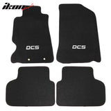 Floor Mat for Acura RSX 2002-06 Black DC5 Logo Carpet 4PC Nylon