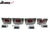 2010-2013 Chevrolet Chevy Camaro 2PCS RH LH Left Right Driver Passenger Side Rear Tail Lights Lamps Assembly Replacement Direct Plug in Smoke Lens