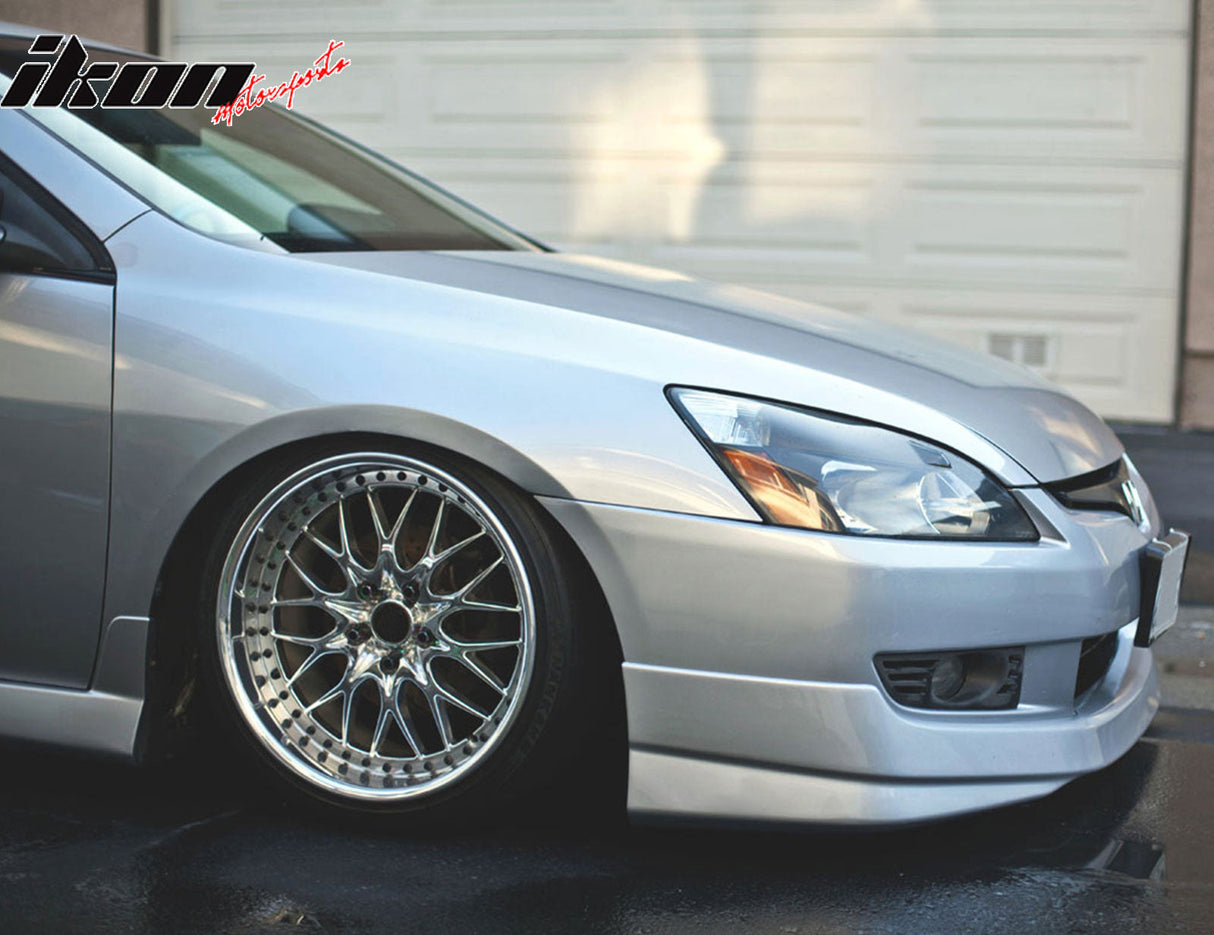2003-05 Honda Accord 2Dr HFP Style Black Front Lip Splitter Spoiler PU