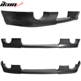 2003-2005 Subaru Forester DS Style Unpainted Black Front Bumper Lip PU