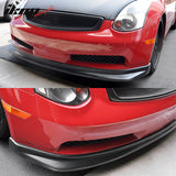 2003-2006 Infiniti G35 Coupe NS Style Front Bumper Lip Spoiler PU