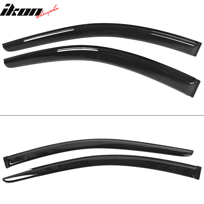 2003-2007 Honda Accord Coupe Tape on Visor Window Rain Guard Acrylic