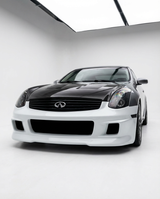2003-2007 Infiniti G35 Type G Style Front Bumper Cover - 1 Piece - FRP
