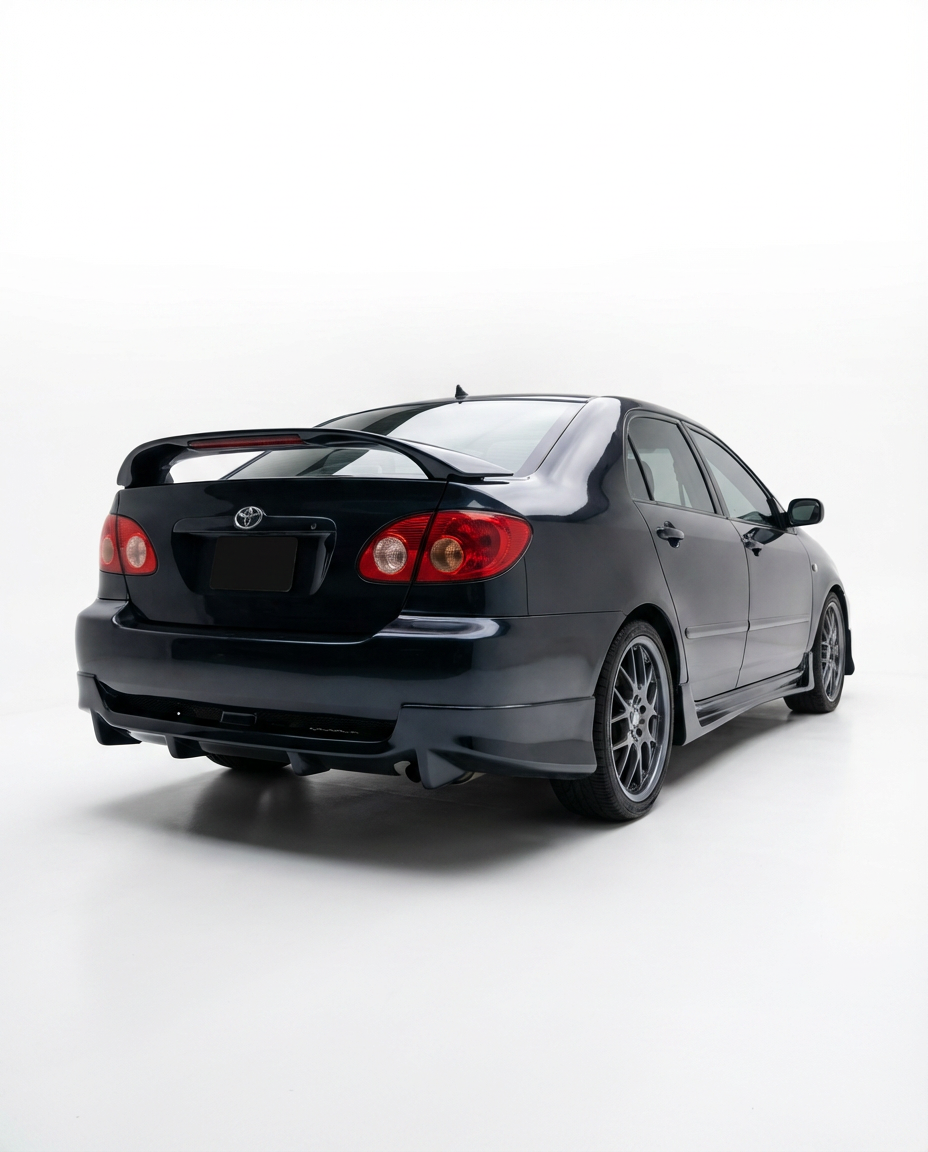 2003-2008 Toyota Corolla Skylark Style Rear Bumper Cover - FRP