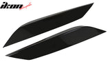2003-2009 Nissan 350Z Painted #KH3 Black Headlight Eyelids Eyebrows