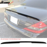 Trunk Spoiler for Benz R230 SL-Class 2003-2011 AMG Style Painted #197 Obsidian Black Metallic ABS