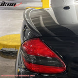 Trunk Spoiler for Benz R230 SL-Class 2003-2011 AMG Style Painted #197 Obsidian Black Metallic ABS