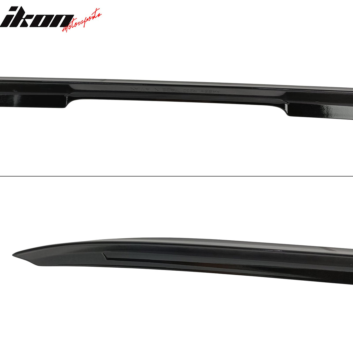 Trunk Spoiler for Benz R230 SL-Class 2003-2011 AMG Style Painted #197 Obsidian Black Metallic ABS