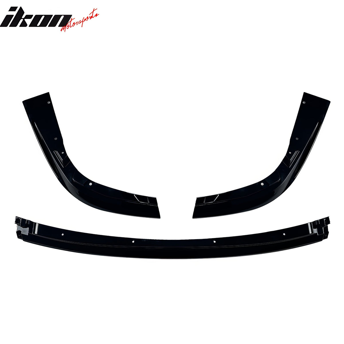 2004-2005 Subaru Impreza WRX STI Style Gloss Black Front Bumper Lip PP
