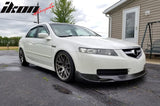 2004-2006 Acura TL Sedan MU Style Unpainted Black Front Bumper Lip PU