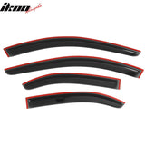 2004-2008 Acura TSX Slim Style Smoke Tinted Visor Windows Acrylic