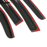 2004-2008 Acura TSX Slim Style Smoke Tinted Visor Windows Acrylic