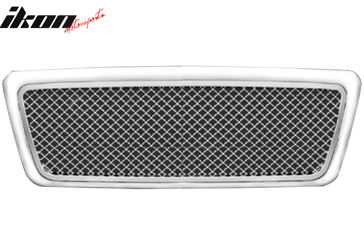 2004-2008 Ford F-150 Mesh Style Chrome Front Upper Mesh Grille ABS