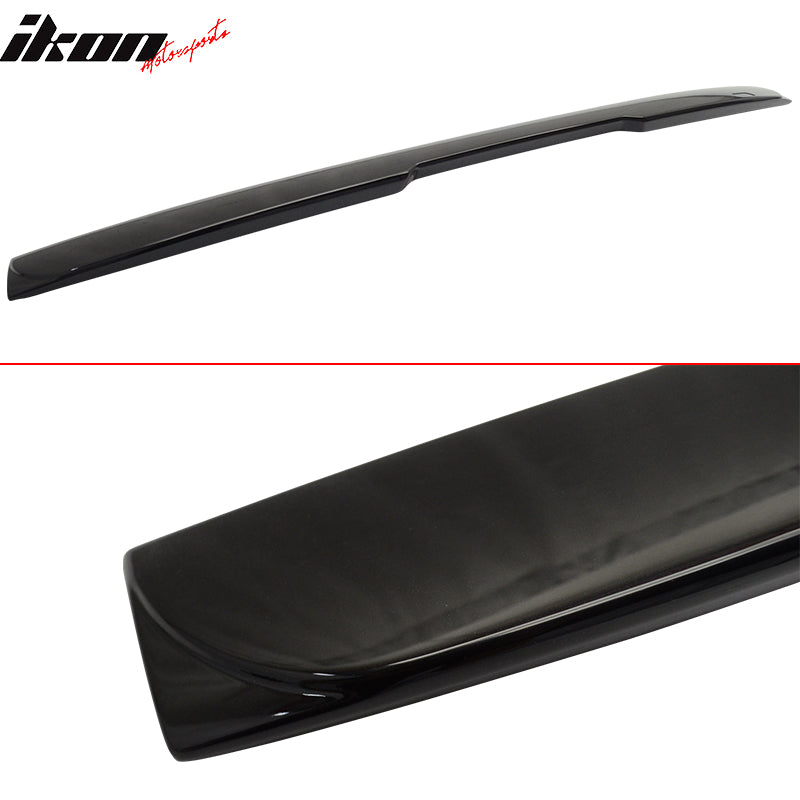 Trunk Spoiler & Roof Wing for BMW E60 2004-2010 AC Style #475 Black ABS