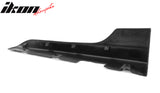 2004-2010 Mazda RX8 OE Style Unpainted Black Side Skirts Extension PU