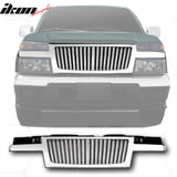 2004-2012 Chevy Colorado ABS Front Bumper Grille Guard Grill Chrome