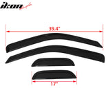 2004-2012 Chevy Colorado GMC Canyon Extended Cab Visor Windows Acrylic