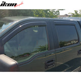 Visor Window Rain Guard for Ford F150 Extended Cab 2004-2014 Acrylic