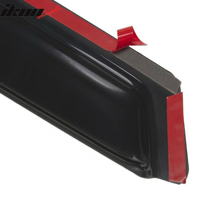 Visor Window Rain Guard for Ford F150 Extended Cab 2004-2014 Acrylic