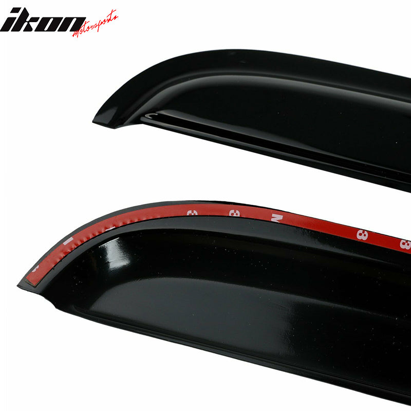Visor Window Rain Guard for Ford F150 Extended Cab 2004-2014 Acrylic