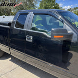 Visor Window Rain Guard for Ford F150 Extended Cab 2004-2014 Acrylic