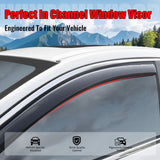 2004-2015 Nissan Titan Extended/King Cab In-Channel Window Visor Guard