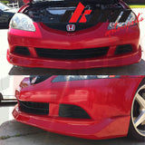 2005-2006 Acura RSX DC5 MU Style Unpainted Black Front Bumper Lip PU