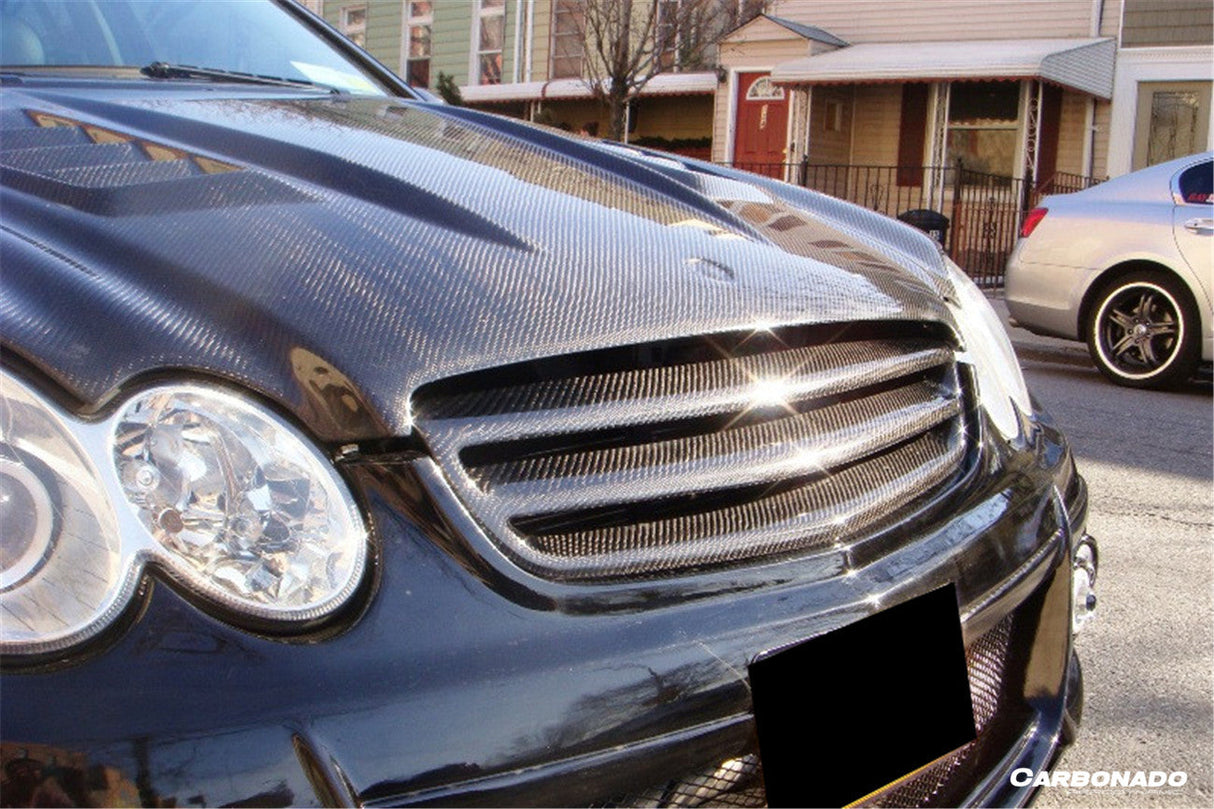 2003-2008 Mercedes Benz W209 CLK  W203 C55 AMG WI Style Hood Bonnet