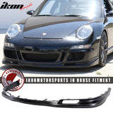 2005-2008 Porsche 997 911 2Dr GT3 Style Front Bumper Lip Spoiler PU