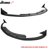 2005-2009 Ford Mustang V8 Type CV3 Black Front Bumper Lip PU
