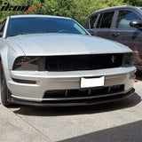 2005-2009 Ford Mustang V8 Type CV3 Black Front Bumper Lip PU