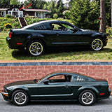 2005-2009 Ford Mustang OEM Style Painted #UA Ebony Window Side Louver