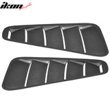 2005-2009 Ford Mustang OEM Style Painted #UA Ebony Window Side Louver