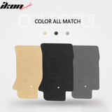 Car Floor Mat for 2005-2013 Chevy Corvette C6 Black Carpet 2PC Nylon