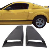 2005-2014 Ford Mustang Eleanor Window Side Louvers Scoops PU